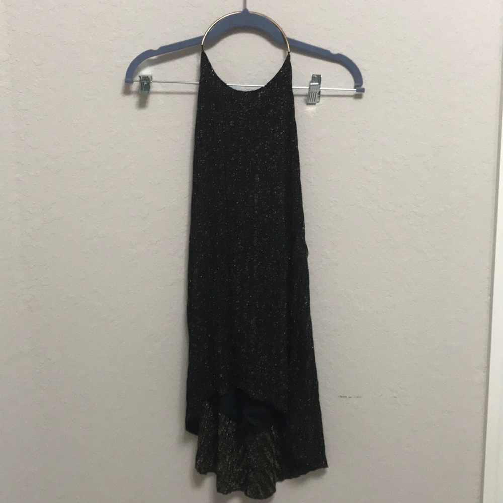 Zara open back halter top